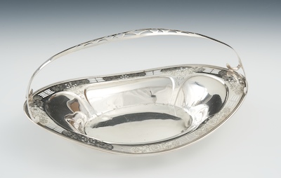 A Sterling Silver Cake Basket by Webster