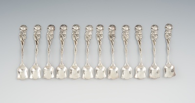 A Set of Twelve Sterling Silver 131e9e