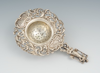 A Decorative German Silver Tea 131eaa