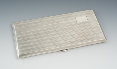 A Sterling Silver Cigarette Case 131eb0
