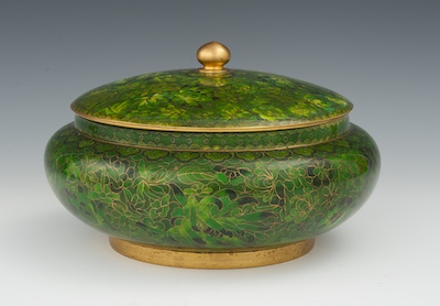 A Gold Wire Cloisonne Covered Bowl 131ece