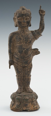 Standing Buddha Sculpture Chinese 131edf