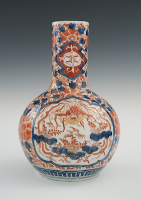 A Large Imari Bottle Vase Meiji 131efa