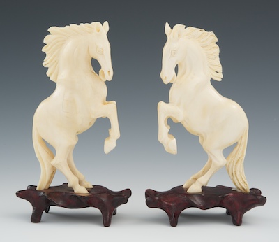 A Pair of Carved Ivory or Bone 131f54