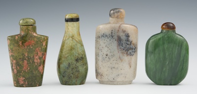 A Collection of Four Carved Hardstone 131f6c