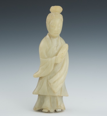 Carved Hardstone Quan Yin 20th 131f6e