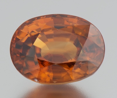 An Unmounted Large Oval Zircon