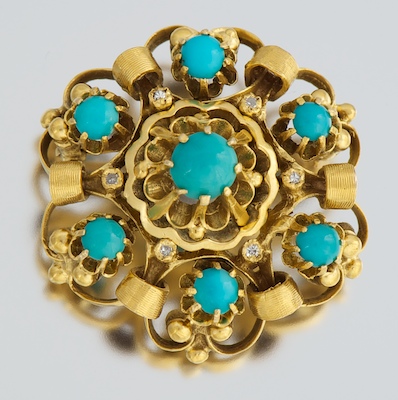 A Victorian Turquoise and Diamond 131f90