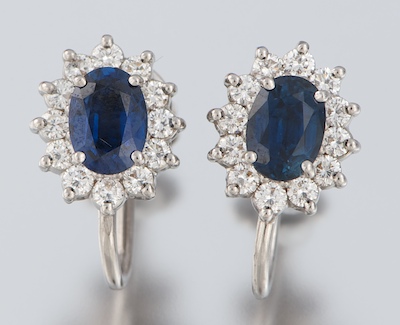 A Pair of Sapphire and Diamond 131f92