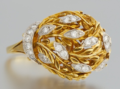 An Estate 18k Gold and Diamond 131fa5