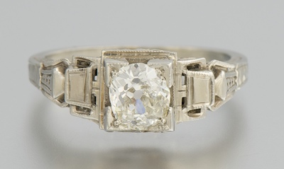 An Art Deco Diamond Engagement 131fbe