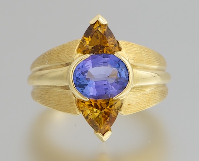 A Ladies Tanzanite and Golden 131fcd