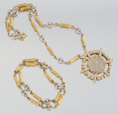 A Gucci-Style Chain Bracelet and Necklace