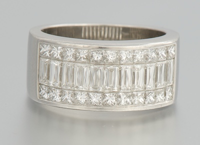 A Platinum and Diamond Ring by 131fee