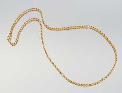 A Ladies Natural Pearl Rope Necklace 132015