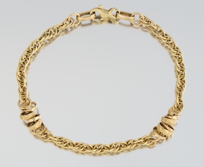 A Ladies 14k Gold Bracelet 14k yellow