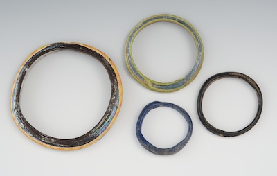 A Group of Roman Glass Style Bangle 132060