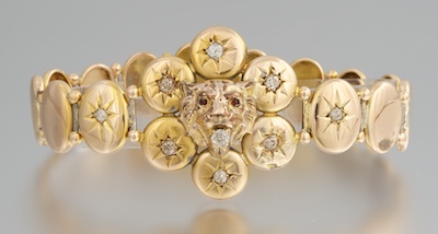 A Victorian Style Gold and Diamond