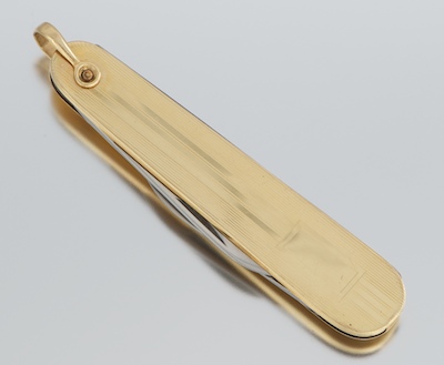 A 10k Gold Penknife 10k yellow