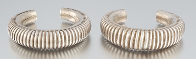 A Pair of Akha Tribe Silver Cuffs 1320b1