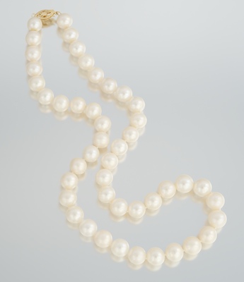 A Princess Length Pearl Necklace