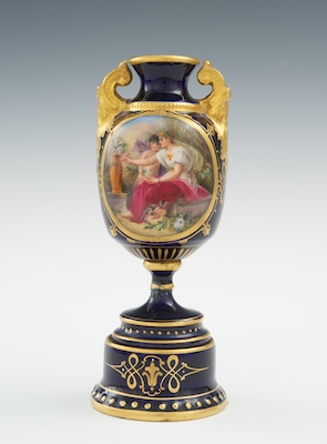 A Diminutive Vienna Porcelain Vase Apprx.
