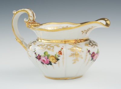 A Hand Decorated Porcelain Cream Pitcher