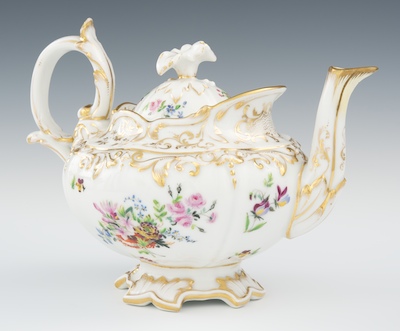 A Fancy Porcelain Teapot The unmarked 1320f6