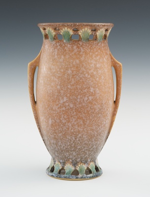 A Rosevillle Ferella Pottery Vase 132106