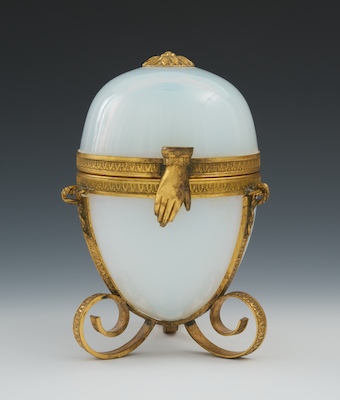 A French Opaline Glass Trinket