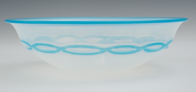 An Opalescent Glass Bowl by Carlo