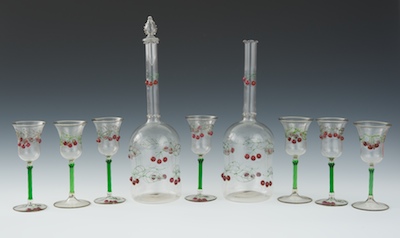 A Set of Delicate Venetian Glass 132136