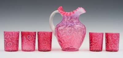 A Spanish Lace Lemonade Pitcher and