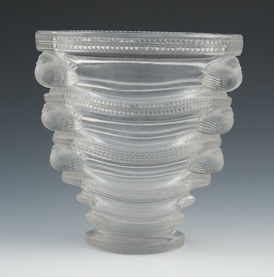 Lalique Saint Marc Vase Molded 132132