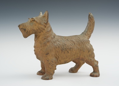 A Hubley Scottie Cast Iron Doorstop