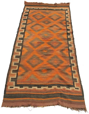 An Estate Tribal Flat Weave Wool 132218