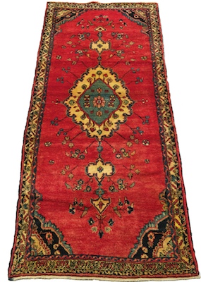 A Hamadan Persian Runner Apprx  132231