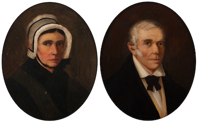 A Pair of Portraits of a Distinguished