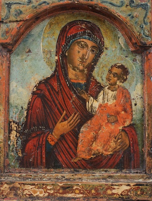 A Russian Icon 19th Century Russian