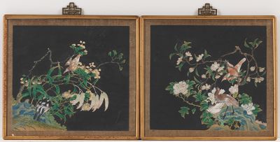 A Pair of Chinese Paintings on 134996