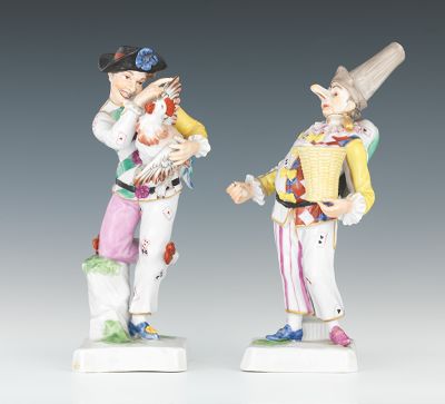 A Pair of Porcelain Figurines Chelsea 1349e8