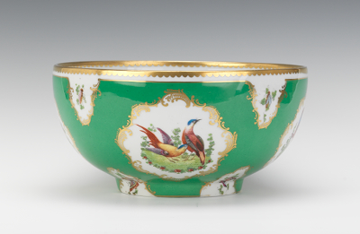 An Austrian Porcelain Bowl Decorated