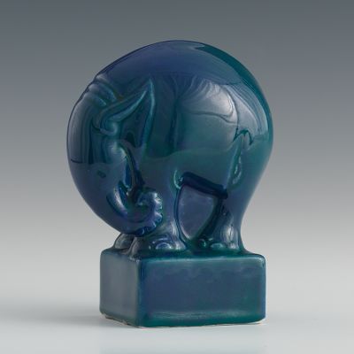 A Cowan Pottery Elephant Figurine