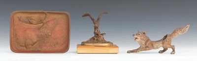 Three Cast Bronze Animal Objects 134a3a