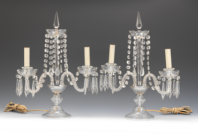 A Pair of Fancy Crystal Candle 134a63