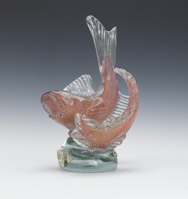 A Large Murano Glass Fish Figurine 134a6d