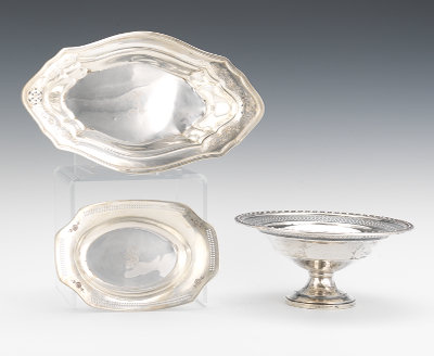 Three Sterling Silver Dishes Including  134ab1