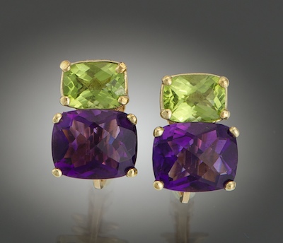 A Pair of Amethyst and Peridot 134ae6