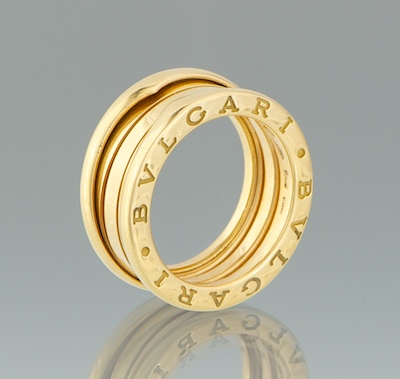 A Bvlgari 18k Gold Ring From B Zero 134af7