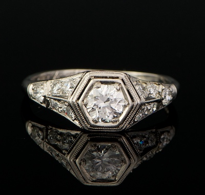 An Art Deco Platinum and Diamond 134b07